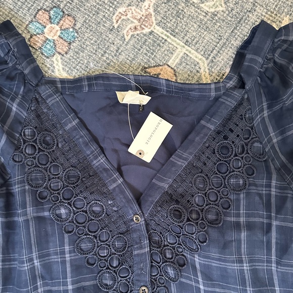 Akemi + Kin Plaid Long Sleeve Midi with Belt - Picture 5 of 7